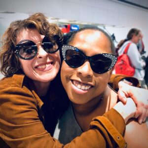 Lisa Stansfield Instagram - Me and my gorgeous friend Andrea Grant caught up on all the gossip at a great show on Friday.