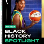 Lisa Leslie Instagram - #WNBA Black History Spotlight: Lisa Leslie WNBA legend @lisaleslie was the 1st player to capture all 3 MVP awards (regular season, All-Star and Finals) in 1 season One of the most memorable highlights of Leslie's career is when she became the 1st player to dunk in a WNBA game