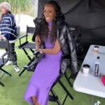 Lisa Leslie Instagram – Behind the scenes of our Super Bowl Commercial Shoot with @draftkings  @kevinhart4real @ludacris @juliuserving @emmittsmith22 @undertaker @davidortiz 
It was cold but we made it❄️😂
Hair style: @iam_junash 
Make Up: @deedee_kelly 
Hair: @hairnista 
Braids: @sasha_styles11