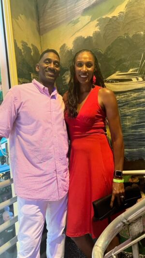 Lisa Leslie Instagram - 18 years of a happy marriage y’all! Only God🙏🏾🙏🏾🙏🏾 Jesus told the Pharisees, “What therefore God hath joined together, let not man put asunder” (Matthew 19:6). Marriage is of God. thank you King Jesus🙏🏾🙏🏾♥️♥️♥️ Dancing’s our love language💃🏾 #Soulmates #Loyalty #Trust #friendship #honor #supportive #FamilyFirst #GodAboveAll #Love #abundance #Grace
Happy Anniversary Babe♥️