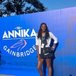 Lisa Leslie Instagram - It’s #ParityWeek here at The Annika driven by @gainbridgesport. Got a chance to watch @annikas59 in action! ⛳️ #Leadwithlegacy #womensupportingwomen #annikasorenstam #pelicangolfclub