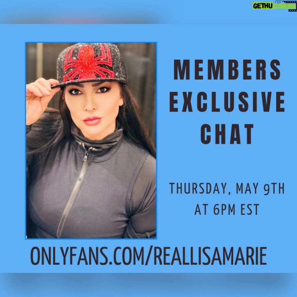 Lisa Marie Varon Instagram - I will be having a members exclusive live chat on my OnlyFans page May 9th at 6PM EST Join today if you aren't already a subscriber. I also offer other perks to my members such as... 🔓 Exclusive Photo Shoots! 🔓 DM & chat with me, Lisa Marie! 🔓 Discount on my LisaMarieVaronDirect.com store My page is just a subscription fan page where I can offer exclusive content to my fans. No nudity, so please be respectful and don't ask. www.ONLYFANS.com/REALLISAMARIE #LisaMarieVaron #LisaVaron #WWFVictoria #WWEVictoria #VictoriaWWE #TNATara #TNAKnockout #TaraTNA #Tara #Victoria #WidowsPeakFreak #VictoriaWebOrg #WWE #TNA #ImpactWrestling #AllTheThingsSheSaid #WidowsPeak #SupportWomensWrestling #WomensWrestling #WomensWrestlingMatters #GAWTV #OnlyFans #Exclusive #ExclusiveContent #DMs #RealLisaMarie #OnlyFansGirl #OnlyFansPage #OnlyFansCreator