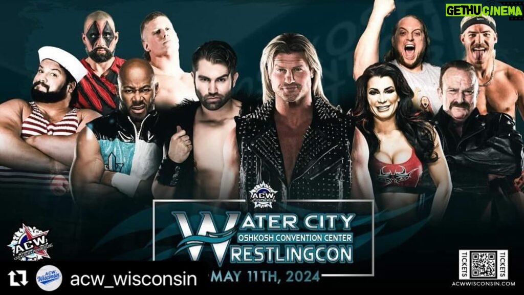 Lisa Marie Varon Instagram - This Saturday!!! Almost sold out! #Repost @acw_wisconsin with @use.repost ・・・ Your official Water City Wrestling Con lineup @nicnemeth @fredottman @thelethaljay @reallisamarie @jakethesnakeddt @mmmgorgeous Tickets available at ACWWisconsin.com