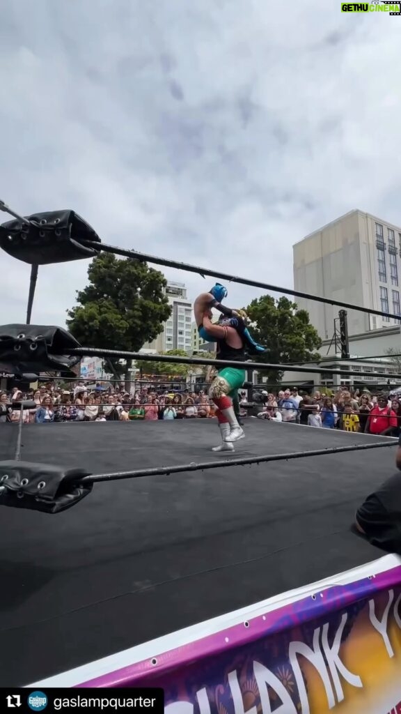 Lisa Marie Varon Instagram - Date night in the @gaslampquarter with my honey bunches, @sandiego2010 #luchalibre #lucha #gaslampdistrict #cincodemayo #sandiego