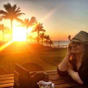 Lisa Wilkinson Instagram - Nothing quite like a Cable Beach sunset. So good to be back in beautiful Broome…

#WA #WanderOutYonder 
#TheProjectDoesWA #Broome #CableBeach #theprojecttv