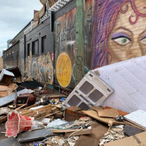 Lisa Wilkinson Instagram - It’s just about impossible for me to put into words what I’ve seen on the ground here in Lismore this week. Lives and livelihoods destroyed, hearts broken, homes beyond repair, their entire contents - everything these beautiful families once held dear - now mud-soaked and strewn in metres-high piles on the footpath awaiting giant garbage trucks heading for the tip. Tables they once sat at, beds they once slept in, photos they once cherished, bikes, dolls, toys, fridges, TVs…every momento part of someone’s story, every broken tile a piece of someone’s home. 
I’ve found myself as we’ve walked these streets, imagining the robust lives that just two weeks ago were being lived here never knowing what was heading their way. These homes are now empty, most uninhabitable, their windows wide open hoping to extinguish the unmistakable gut-punching smell that floods leave behind. It’s the smell of death, rotting garbage, raw sewerage and mud. There are no dogs barking or birds tweeting, it’s just silent and that’s not what this area is. It’s normally so loud and colourful and now all you hear is the sound of gurneys and generators and helicopters. 
The devastation here is unimaginable, thousands upon thousands of people have been displaced, living in temporary accomodation, many living off the kindness of strangers. Those who are still here are raw, exhausted, and running on adrenaline, but the community spirit is incredible. That alone though won’t keep them going. Government response and assistance has been slow and in some cases non-existent, many are uninsured because of sky-high premiums, and tricky clauses…so they desperately need our help. This will take years to fix. So if you can spare anything at all, the following organisations are doing wonderful work not just in Lismore, but in ALL the affected flood zones of the last few weeks in NSW and QLD. Whatever you can spare, thank u. And please know it WILL make a difference🙏💔

@givit_aus
@lifelineaustralia 
@salvosau
@aussiehelpinghands 
@redcrossau 

Let’s do this!!! 🇦🇺

#flood #floods #lismore 

St Carthage’s Cathedral 📸 by Kirran Shah.