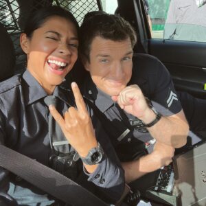 Lisseth Chavez Instagram - New year, New time, New slot. We’ve moved to Tuesdays😲 see you all tonight @8/7c @therookieabc #therookie 🚓 #Celina