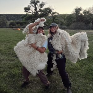 Lisseth Chavez Instagram - Left civilization for a week and came back with a tribe! 🐐

HIDE CAMP: Where we spent a week unplugged, communing with goats, whispered to cottonwood trees, danced under the stars around crackling fires. 

We went back to basics & embraced our primitive ancestral skills. 

A huge Thank you thank you to @caprakhan & Rain Gorenc for guiding and sharing this experience with us🤍 
Thank you for teaching us old ways, for sharing your home with us, for the memories we created, I’m Truly grateful for it alllll 🥹🙏🏽