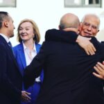 Liz Truss Instagram - With @G7 friends & allies 🇬🇧🇨🇦🇫🇷🇩🇪🇮🇹🇯🇵🇺🇸🇪🇺