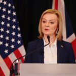 Liz Truss Instagram - Spoke at the @atlanticcouncil 🇺🇸 this evening where I set out how the world must work together to stop Putin’s offensive in Ukraine.