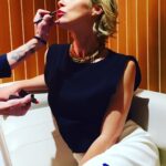Liza Weil Instagram - Last looks at @fallontonight with @tinaturnbowmup and @brianmagallones ❤️💋