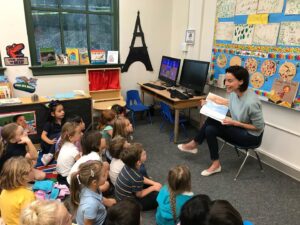 Loan Chabanol Instagram - Ending the week on a blue note with the reading of my new book “Blueboo” yet to be release soon ! THANK YOU to Luisa Cameron and to Altadena Arts Magnet Preschool for having me, you were the first ones to hear the story and I loved that you loved it ! 💙🙏🏼💎🦋#childrensbooks #author #bookreading.