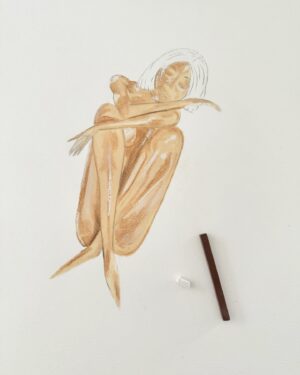 Loan Chabanol Instagram - Body exploration.  #artbody
#creation
#woman
#bodypastels
#creation 
#womenart