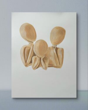 Loan Chabanol Instagram - Exploring shapes and forms but mostly feelings. #pastels #art #acrylics