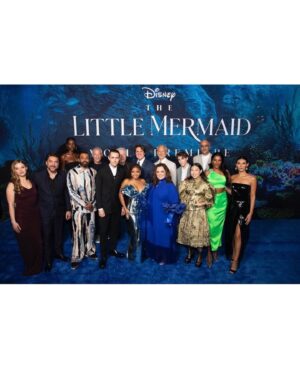 Lorena Andrea Instagram - It was a magical night ✨

@hallebailey is sensational as Ariel 🌟

I can’t wait for you all to see this movie 💙