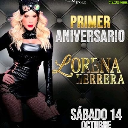 Lorena Herrera Instagram - Nos vemos en el 1er aniversario de @lamalqueridadeorooficial 14 oct. Con mi showcase! Te veré allí?!?!?! #felizlunes #show #showcase #singer #aniversario #celebration 😃🎉🎉🎉