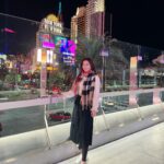 Lorene Ren Instagram - 懷念在拉斯維加斯的日子 圖1、圖2 : 拉斯維加斯大道的夜景真的怎麼拍怎麼美✨ 圖3 : 賭城目前數一數二奢華的飯店ARIA 圖4 : ARIA的大廳，不知道是不是隨著季節，佈置也會做變化？真的超級美的，希望下次來可以住個幾晚體驗看看😝 圖5：白天的大道人潮比晚上少很多，感覺也完全不一樣 圖6 : 和我最喜歡的巧克力品牌合照 圖7 : 為這甜點而來，融化的巧克力 棉花糖夾心餅乾超級好吃!!!(很甜就是了) 圖8：一出爐就迫不及想吃，結果被燙到手的我😆
