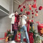 Lorene Ren Instagram - 年初一走走春🧨 任爸說有句諺語「行春行春，有行有春」💰 今天有沒有跟家人一起去走走呢？