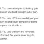 Lorna Tolentino Instagram - Be private. Vibe alone. Grow in silence. Here are 15 signs you are mentally stronger than you think.