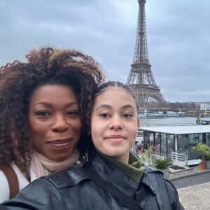 Lorraine Toussaint Instagram - All the views, art and food during a spontaneous stop in Paris with my girl.