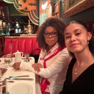 Lorraine Toussaint Instagram - My girl took me to tea for my birthday. 🥹