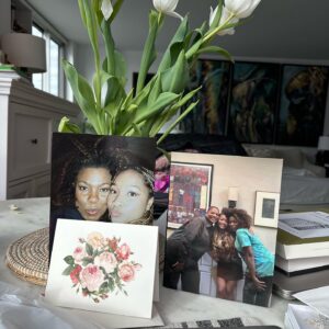 Lorraine Toussaint Instagram - My baby at work with me today. It’s a wonderful birthday. 🤍