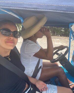 Lorraine Toussaint Instagram - Exploring with my favorite girl.