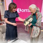 Lorraine Kelly Instagram - Renowned for her groundbreaking work with chimpanzees in Tanzania and her tireless efforts as a conservationist, Dr Jane Goodall’s legacy is one of profound impact and enduring inspiration. Jane brought a very special stuffed animal named Mr H to the studio, who has been with her since 1996. Swipe across to hear the story of Mr H from Jane herself ❤️ #Lorraine #JaneGoodall