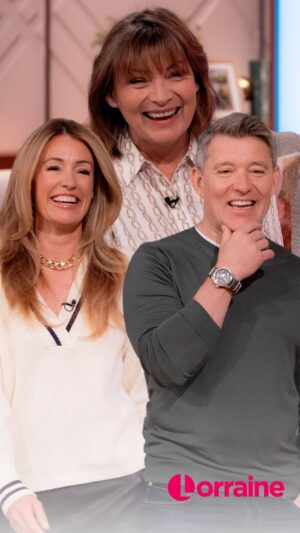 Lorraine Kelly Instagram - There were some big shoes to fill after this chat between @lorrainekellysmith and @thismorning… 😂

There is no one quite like our @benshephardofficial 🙈 #Lorraine #ThisMorning