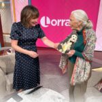 Lorraine Kelly Instagram - Renowned for her groundbreaking work with chimpanzees in Tanzania and her tireless efforts as a conservationist, Dr Jane Goodall’s legacy is one of profound impact and enduring inspiration. Jane brought a very special stuffed animal named Mr H to the studio, who has been with her since 1996. Swipe across to hear the story of Mr H from Jane herself ❤️ #Lorraine #JaneGoodall