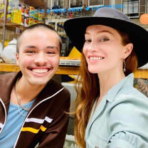 Lotte Verbeek Instagram - So proud of my cousin who enrolled in art school specializing in fashion. He is a year in now and is so talented! ♥️ @pacoteepe (cant wait to wear your designs 😜)