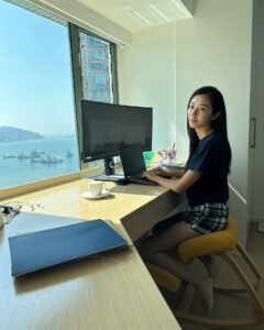 Louisa Mak Instagram - 😐 making up some work on a Sunday because I took a day off mid-week to shoot @indicaidhk’s #yesweecan ad! PS thank you to the person taking photo for not complaining #working2jobs