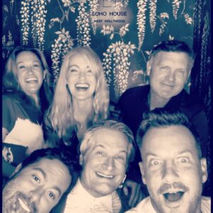 Louise Lombard Instagram - Birthday shenanigans with these glorious humans..love you guys 💗

#birthdayshenanigans