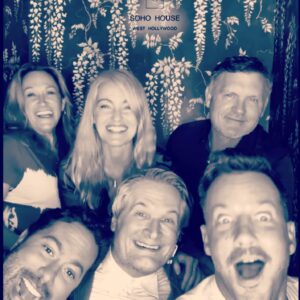 Louise Lombard Instagram - Birthday shenanigans with these glorious humans..love you guys 💗

#birthdayshenanigans