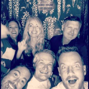 Louise Lombard Instagram - Birthday shenanigans with these glorious humans..love you guys 💗

#birthdayshenanigans