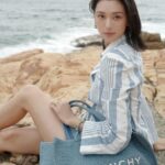 Louise Wong Instagram - Be your own sunshine☀️🌊🤍 @givenchy #givenchyplage #givenchyfamily