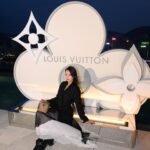 Louise Wong Instagram - Taking a stroll into the Art of Living. 🤍🌿 #LVSavoirRever #LVHongKong @louisvuitton