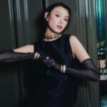 Louise Wong Instagram - 2nd look for HKFA🖤 感謝 @boucheron 和我的長期戰友梳化服團隊把我打扮得美美的🫶🏻 Jewellery from @boucheron 💎 Photos @klckin Hair @kolen128 Makeup @pinkyku Stylist @ansonlaucf1107 Assistant @chungxd Dress @givenchy @hongkongfilmawards #第42屆香港電影金像獎