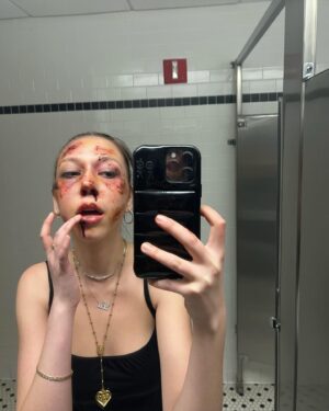 LuLu Lambros Instagram - Ultraviolence🔪 makeup by me