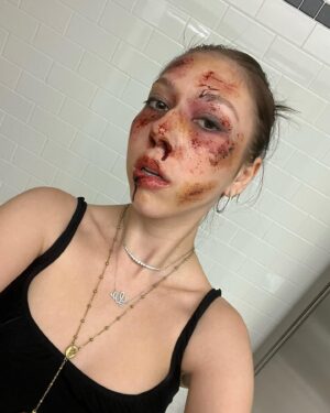 LuLu Lambros Instagram - Ultraviolence🔪 makeup by me