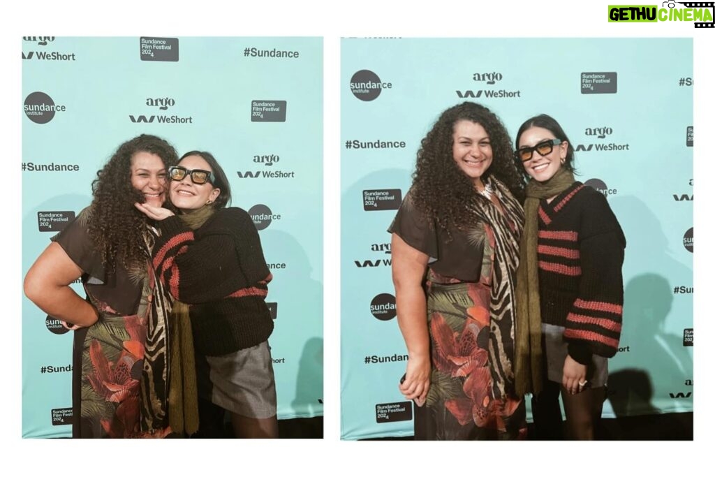 Luciane Buchanan Instagram - A month since #sundance and what I’ve learnt is that @vea_mafileo and I love a mic 😂 such unforgettable memories. Aotearoa, our film will have our home premiere at the wonderful @maorilandfilm next month! Sadly Vea and I won’t be there but the @runcharliefilms boys will hold it down 🫶🏽 link for tickets are in my bio 💝
