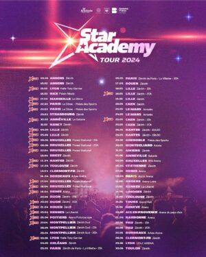 Lucie Bernardoni Instagram - J’intègre avec joie l’équipe artistique de la tournée @staracademy 2024 afin de préparer vocalement pour le show (comme nous le faisions pour les primes avec ma @marleneschaff et notre coordinateur musical @anthonycotta_ ):
 @pierregarniermusique @helena_blly @axel.marbeuf @candiiice.mp3 @lenie_v13 @djebril.slatni et @julien__lieb pour cette tournée  produite par @arachneeproductions dont les première dates se dérouleront à Amiens les 9 Mars et 10 Mars ou encore le 15 Mars à Lyon etc…

🎹 À la direction musicale: @davidberlandparis 
 🎭À la mise en scène @alextrovato sur des chorégraphies de @jerkyjessy.
Coordinatrice artistes: @jferbarre 
Et toutes les équipes son, prod, lumieres…

💕 C’est une continuité de l’apprentissage effectué durant plus de 3 mois avec toutes les équipes dont @stephanejarny @angelorecchia ou encore @marikaprochet , @le_petit_poisson_rose , les danseurs, les équipes et le corps professoral qu’on ne présente plus, mais je le fais quand même. Na!

• The best director of the world and de l’universe of the galaxie de la Voie lactée pour faire simple mais ça ne marche qu’en “franglais”, sinon, nan: @michael.mmcgold 🩵

• @benjelloun_malika sister love, professeure de danse, de confiance en soi, de tendresse, de courage et de rires. 🩷

• @cecilechaduteau qui a cherché au plus profond du cœur des élèves, l’étincelle en eux. 🧡

• @adelinetoniutti qui, avec énergie, cœur, joie et détermination leur a appris le language de la voix. 
💚

• @pierredebrauer le magicien de l’improvisation qui a retrouvé l’enfant en eux pour que la scène soit désormais leur maison. 💙

• @coachjoe.paris pour sa force mentale, son intelligence pédagogique et son cœur, en leur apprenant que le corps et l’esprit ne font qu’un. 
💛

“Queen des Queens”
• @marleneschaff qui, non seulement est une technicienne vocale magique, une professeure exceptionnelle, mais en plus, une artiste, une interprète, une musicienne et amie que j’aime fort comme ça ❤️❤️❤️❤️. 

Répétitions #tournéestaracademy 
3,2,1 Go ! 

@sonymusicfrance @benjamingalouye @mathieuvergne @jeanlouistv @banijaygroup @tf1 @anthonyghnassia @benjourdain