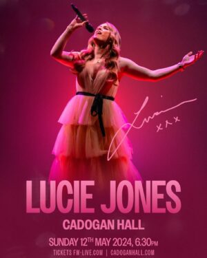 Lucie Jones Instagram - On sale Monday, VERY excited to be playing @cadoganhall in May next year. Let’s do it! 📸 photo by @danny_with_a_camera