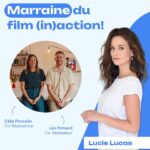 Lucie Lucas Instagram - Je suis très heureuse de vous annoncer que je deviens la marraine du film (in)action! 🥳 Engagée depuis plusieurs années avec notamment mon tiers-lieu en Bretagne et mes participations aux campagnes de sensibilisation avec @onestpret par exemple, le sujet que portent Célia et Léo (les créateurs de @twomorrow_project) pour leur film m’a touchée ! Ils partent comprendre pourquoi nous savons, mais nous n’agissons pas, pour donner les clefs de l’engagement au plus grand nombre. En devenant marraine du projet, je les aiderai à composer une histoire remplie d’émotions et de sincérité pour (in)action!, qui sortira fin 2024 🎥 Aux côtés de leur parrain @arthur_auboeuf de @teamfortheplanet, voilà @twomorrow_project bien entourés dans la réalisation de leur film 😍 J’ai hâte de voir le résultat de (in)action!, et je suis convaincue que leur sujet est nécessaire pour créer de nouveaux imaginaires ! Si ce sujet fait écho chez vous, il reste seulement quelques heures pour participer à leur campagne de financement participatif sur @kisskissbankank ! Le lien est dans ma bio et celle de leur compte 😊 Ce film est notamment soutenu par @ademeofficiel @labanquepostale @greenweez @brevo @abetterprod 📸 @chlartigephoto