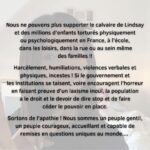 Lucie Lucas Instagram - #justicepourlindsay @emmanuelmacron @papndiaye_min #ericdupondmoretti @marionlamaintendue @asso_hugo @associationlespapillons @lacnape @fondation_enfance @asso_fai @sisterviving @instinct_de_soeurvie_bis @i.n.c.e.s.t.i.c.i.d.e_fr