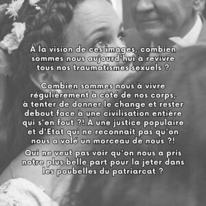 Lucie Lucas Instagram - Mon cœur n'a jamais été aussi relié à toutes les âmes victimes de sexisme, de violences sexuelles, de viol, d'inceste... Je vous envoie tout ce que j'ai de tendresse et d'amour. Reconnaissance infinie et pluie de paillettes sur celles et ceux qui dénoncent, qui disent non, qui empêchent, qui portent plainte, qui enquêtent, qui témoignent et qui manifestent… Toutes celles et ceux qui prennent soin, écoutent, rafistolent, donnent la main, se renseignent, sensibilisent et luttent pour que le monde change. 
Vous êtes si beaux et si précieux et puissants à la fois✨️🙏🤍🤍🤍🤍🤍

📸 photo de @loupdenis.elion

@__charlottearnould__ @angellinabrooks @andrea_bescond @noustoutesorg @fondationdesfemmes @lamaisondesfemmes93 @i.n.c.e.s.t.i.c.i.d.e_fr @aludv @noemie.de.lattre @ladeferlanterevue @simonemediafr @jointhesorority @period.studio @les_glorieuses @lesathenien.nes @sofia_sept7 @preparez_vous_pour_la_bagarre @ovairestherainbow @iamflorenceporcel @annatoumazoff @fraiches @mecreantes @osez_le_feminisme