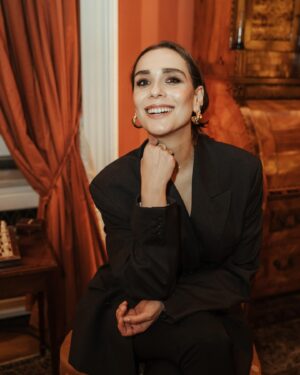 Lucrezia Guidone Instagram - Thank you @churchs for having me. It was an honor to be part of this magical night at Villa Wolkonsky breathing the timeless and iconic elegance of Church’s.

#churchsshoes #adv #churchs