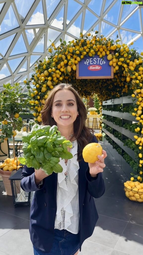 Ludovica Gargari Instagram - Ebbene sì, sono in una Limonaia Urbana, sopra i tetti di Roma perchè Pesto Barilla mi ha invitata a tenere 3 masterclass con il Pesto Barilla Basilico e Limone, cremoso, fresco e avvolgente, perfetto per le nostre cene estive! Per 2 persone 200g fusilloni 250g pesce spada 1/2 barattolo di  Pesto Barilla Basilico e Limone 2 limoni 1 pack di basilico (almeno 50g) 40g mandorle a lamelle Come prima cosa in un padellino versiamo olio evo e tostiamo il pangrattato fino a doratura; fuori fuoco ci aggiungiamo la scorza di limone e il basilico tritato. In un’altra padella scaldiamo olio evo, scottiamo il pesce spada tagliato a cubetti e sfumiamo con il succo di mezzo limone spremuto. A parte tostiamo le lamelle di mandorle. Cuociamo i fusilloni e li scoliamo in una ciotola, aggiungiamo il  Pesto Barilla Basilico e Limone e mescoliamo. Aggiungiamo il pesce e le lamelle di mandorle. Impiattiamo con il pane croccante aromatizzato sopra. @barillaitalia #ad #LimonaiaUrbanaRoma #IlGustodellEstateAmatodaTutti