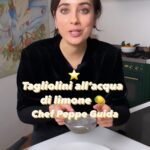 Ludovica Gargari Instagram – Spaghettini all’ acqua di Limone e Provolone del Monaco @peppeguidachef ⭐️ Che dice promossa ?! 

@michelinguide @michelin @michelin_stars_ita 

Ingredienti
Per l’acqua di limone
4 limoni non trattati
700 ML di acqua

Ricavare le scorze dei limoni, già lavati, con un pelapatate e metterle a macerare per una notte in acqua.

Una volta pronta, filtrare l’acqua, eliminando le scorze.

frullate il prezzemolo secco per avere una polvere

Per la pasta

360 g di spaghettini o tagliolini

130 g di Provolone del Monaco
Olio extravergine di oliva
prezzemolo secco
sale
pepe
 

Portare a bollore l’acqua di limone in un tegame largo abbastanza da contenere gli spaghettini i ragliolini . Aggiungere la pasta ed un filo di olio e portare a cottura, scuotendola nel tegame fino a che non si ammorbidisce. Solo a questo punto si può cominciare a mescolare delicatamente.  sono un formato molto fragile, bisogna usare la massima attenzione perché non si rompano.

Una volta cotta, fuori dal fuoco, mantecare con il provolone. Aggiustare di sale se è necessario.

Ultimare il piatto con un filo di olio, il pepe ed una spolverata di prezzemolo secco 

🇬🇧Ingredients

For the lemon water

4 untreated lemons

700 ML of water

Make the peels of the lemons, already washed, with a potato peeler and put them to macerate for one night in water.

Once ready, filter the water, removing the peels.

Blend the dry parsley to have a powder

For the pasta

360 g of spaghetti or tagliolini

130 g of grated Provolone del Monaco

Lemon leaf flour

Extra virgin olive oil

Salt

Pepper

Bring the lemon water to a boil in a pan wide enough to hold the spaghettini and ragliolini. Add the pasta and a drizzle of oil and cook, shaking it in the pan until it softens. Only at this point can you start mixing gently. they are a very fragile format, you have to use the utmost care so that they do not break.

Once cooked, out of the fire, stir with the provolone. Season with salt if necessary.

Finish the dish with a drizzle of oil, pepper and a sprinkling of dried parsley

#Ricettestellate #rocettegurmet #chefstellati #michelin #michelinstar #michelinrestaurant