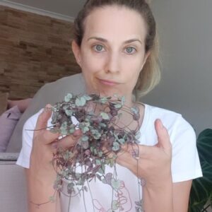Luísa Barbosa Instagram - Malta, falhei!
Quase que matei a minha #ceropegiawoodii com água a mais. Nada de ir fazer queixinhas à sant'@atripeirinha , plantmanas. 🤣
Não é a altura ideal para propagar, não era o solo ideal nem sequer um vaso apropriado para a miúda, mas a pessoa desenrascou uma missão de salvamento improvisada. Agora, desejem-me sorte, e raízes. Muitas raízes! 😂 🌱🌱🌱 Ah, e diverti-me a gravar áudio pela primeira vez por isso, vejam o vídeo com som 😉